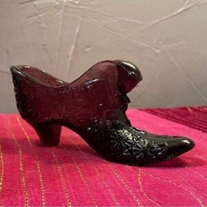 Vintage 1960’s Glass Slipper Shoe
